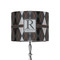 Modern Chic Argyle 8" Drum Lampshade - ON STAND (Fabric)