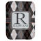 Modern Chic Argyle Baby Swaddling Blanket (Personalized)