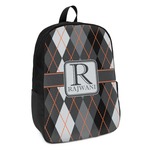 Modern Chic Argyle Kids Backpack (Personalized)