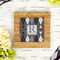 Modern Chic Argyle Bamboo Trivet with 6" Tile - LIFESTYLE