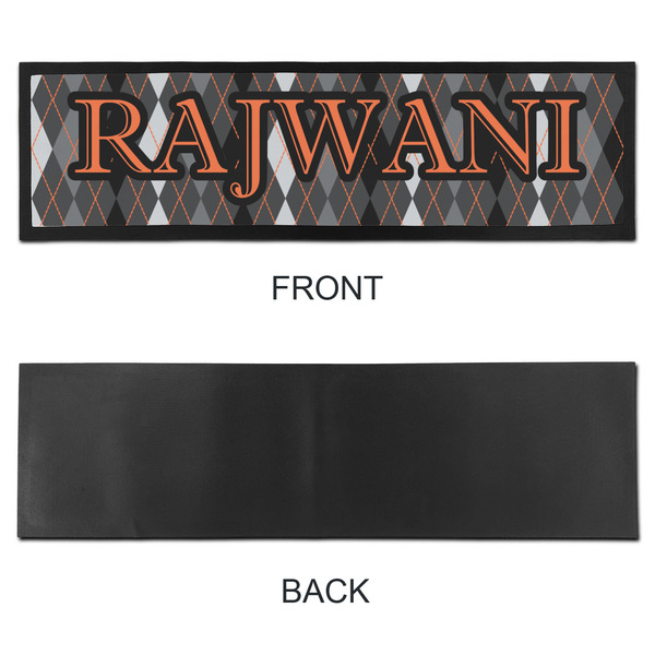 Modern Chic Argyle Bar Mat - Large - APPROVAL