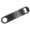 Modern Chic Argyle Bar Bottle Opener - Silver w/ Name and Initial