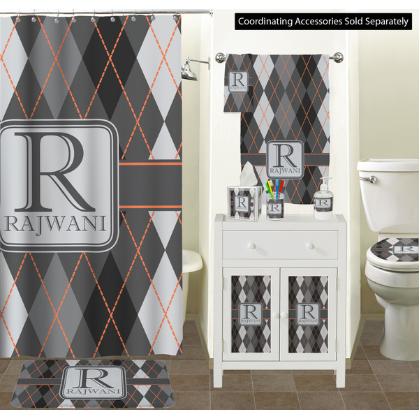 Modern Chic Argyle Bathroom Scene