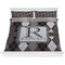 Modern Chic Argyle Comforter Set - King (Personalized)