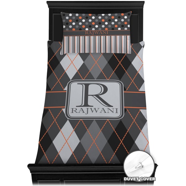 Modern Chic Argyle Bedding Set (Twin) - Duvet