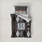 Modern Chic Argyle Duvet Cover Set - Twin (Personalized)
