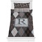 Modern Chic Argyle Comforter Set - Twin XL (Personalized)