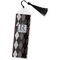 Modern Chic Argyle Bookmark with tassel - Flat