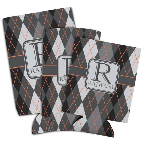 Modern Chic Argyle Can Coolers - PARENT/MAIN