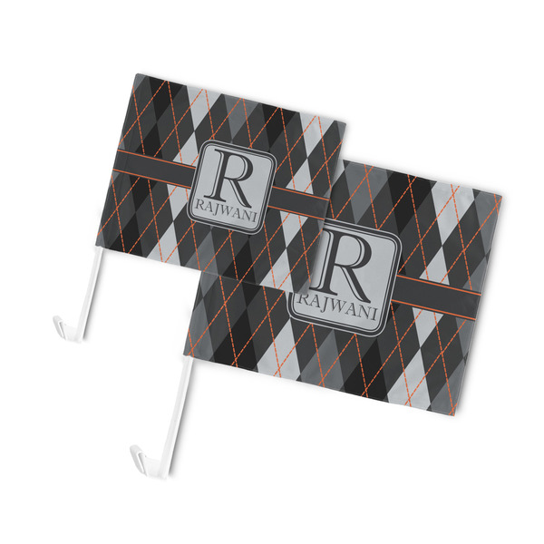 Modern Chic Argyle Car Flags - PARENT MAIN (both sizes)
