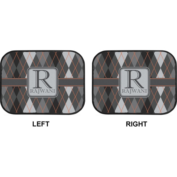 Modern Chic Argyle Car Floor Mats (Back Seat) (Approval)
