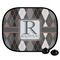 Modern Chic Argyle Car Side Window Sun Shade (Personalized)