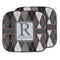 Modern Chic Argyle Car Sun Shade - Two Piece (Personalized)