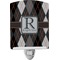 Modern Chic Argyle Ceramic Night Light (Personalized)