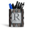 Modern Chic Argyle Ceramic Pen Holder