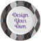 Modern Chic Argyle Ceramic Dinner Plates (Set of 4) (Personalized)