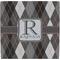 Modern Chic Argyle Ceramic Tile Hot Pad (Personalized)