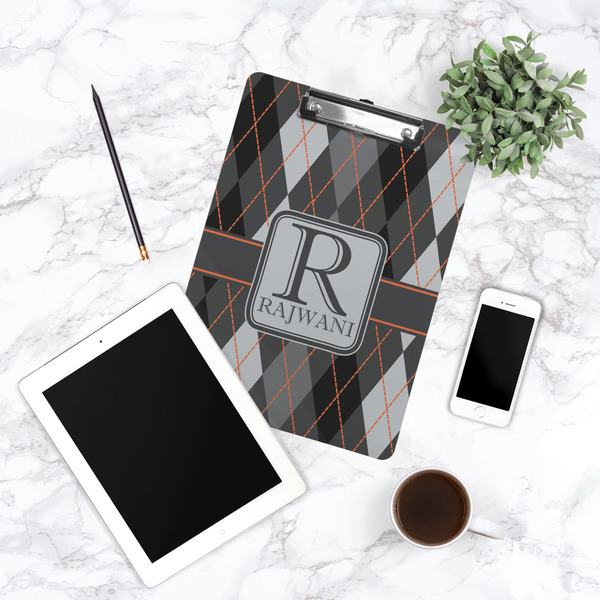 Modern Chic Argyle Clipboard - Lifestyle Photo