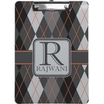 Modern Chic Argyle Clipboard (Personalized)