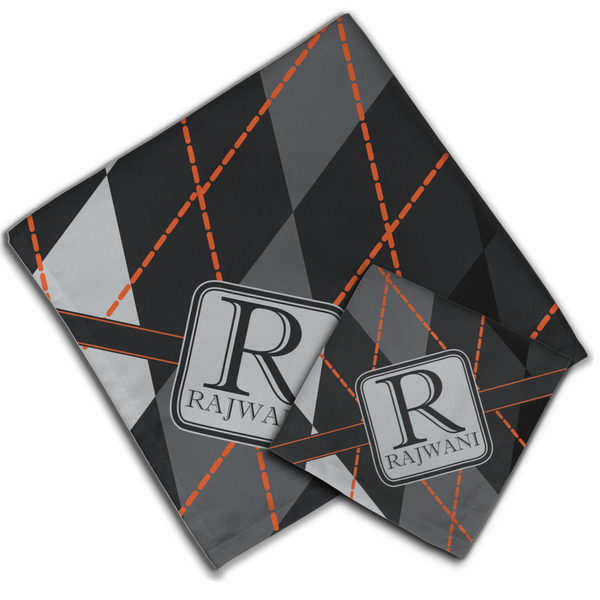 Modern Chic Argyle Cloth Napkins - Personalized Lunch & Dinner (PARENT MAIN)