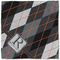 Modern Chic Argyle Cloth Napkins - Personalized Lunch (Single Full Open)