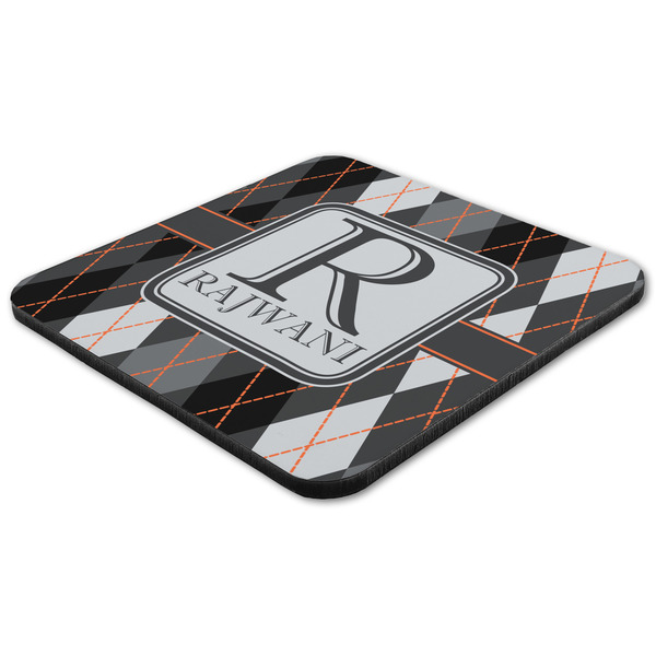 Modern Chic Argyle Coaster Set - FLAT (one)