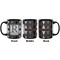 Modern Chic Argyle Coffee Mug - 11 oz - Black APPROVAL