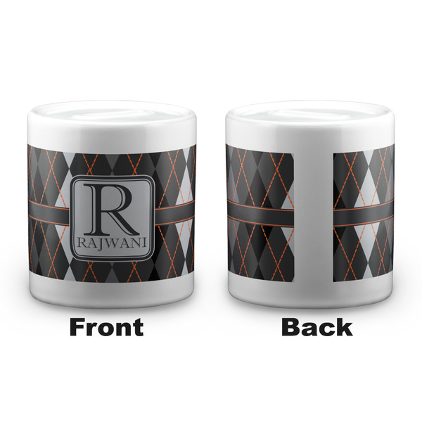 Modern Chic Argyle Coin Bank - Apvl