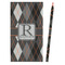 Modern Chic Argyle Colored Pencils - Front View