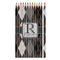 Modern Chic Argyle Colored Pencils (Personalized)