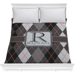Modern Chic Argyle Comforter - Full / Queen (Personalized)