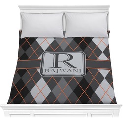 Modern Chic Argyle Comforter - Full / Queen (Personalized)