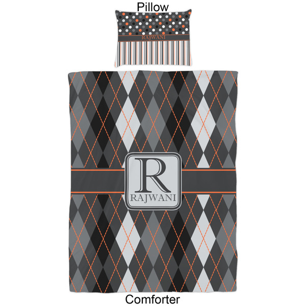 Modern Chic Argyle Comforter Set - Twin - Approval