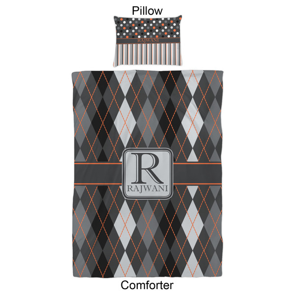 Modern Chic Argyle Comforter Set - Twin XL - Approval