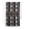 Modern Chic Argyle Curtain With Window and Rod