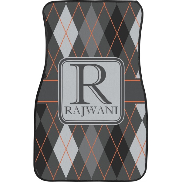 Modern Chic Argyle Custom Car Floor Mats (Front Seat)