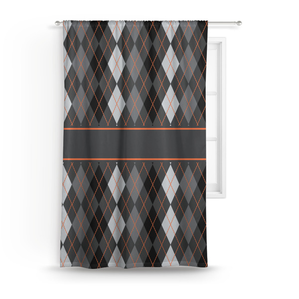 Custom Modern Chic Argyle Curtain Panel - Custom Size