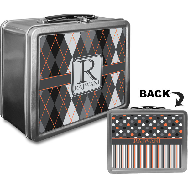 Modern Chic Argyle Custom Lunch Box / Tin Approval