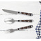 Modern Chic Argyle Cutlery Set - w/ PLATE