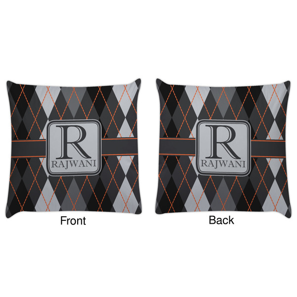 Modern Chic Argyle Decorative Pillow Case - Approval