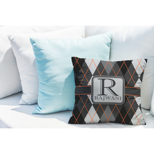 Modern Chic Argyle Decorative Pillow Case - LIFESTYLE 2