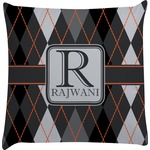 Modern Chic Argyle Decorative Pillow Case (Personalized)