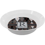 Modern Chic Argyle Melamine Bowl (Personalized)
