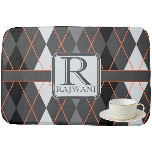 Modern Chic Argyle Dish Drying Mat