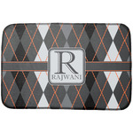 Modern Chic Argyle Dish Drying Mat (Personalized)