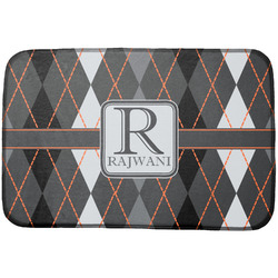 Modern Chic Argyle Dish Drying Mat (Personalized)