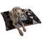 Modern Chic Argyle Dog Bed - Large LIFESTYLE