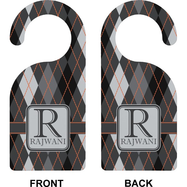 Modern Chic Argyle Door Hanger (Approval)