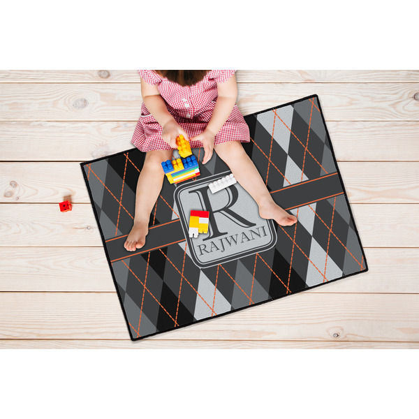 Modern Chic Argyle Door Mats - LIFESTYLE kid