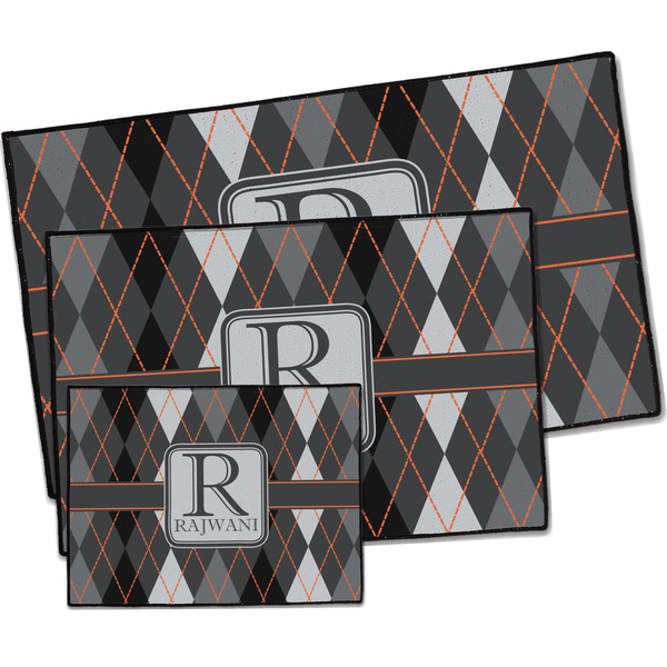 Modern Chic Argyle Door Mats - PARENT MAIN